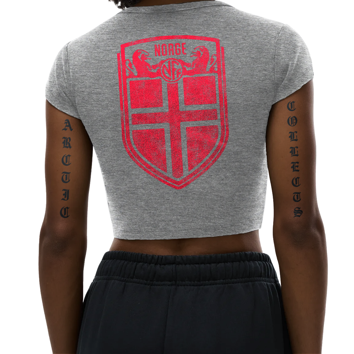 HAALAND CARTOON CROP RED