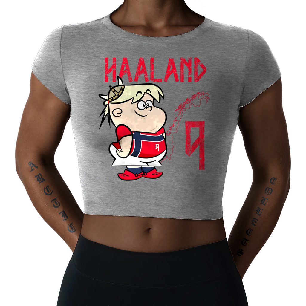 HAALAND CARTOON CROP RED