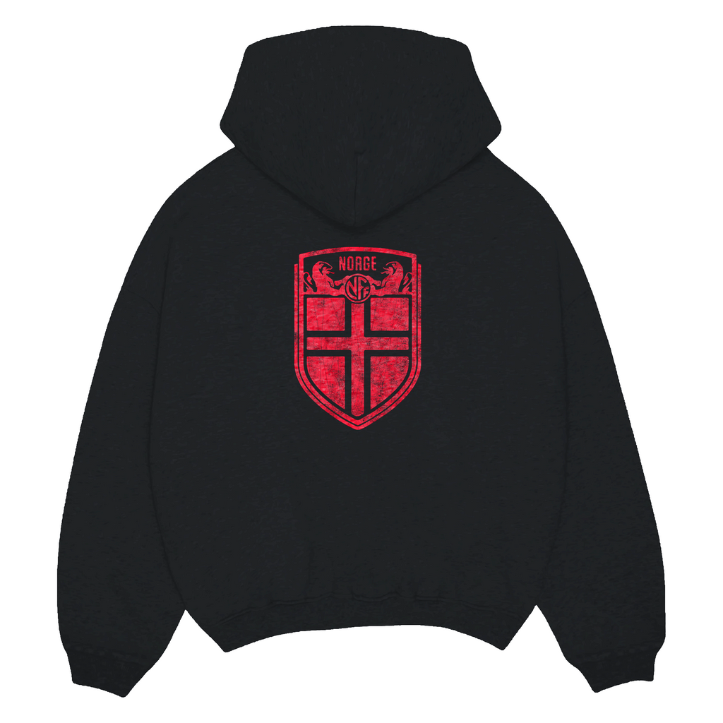 HAALAND CARTOON HOODIE RED