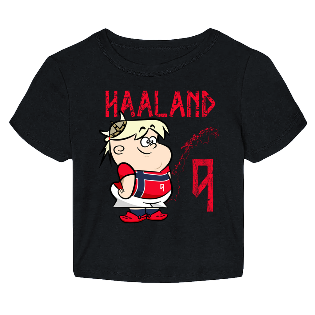 HAALAND CARTOON CROP TOP
