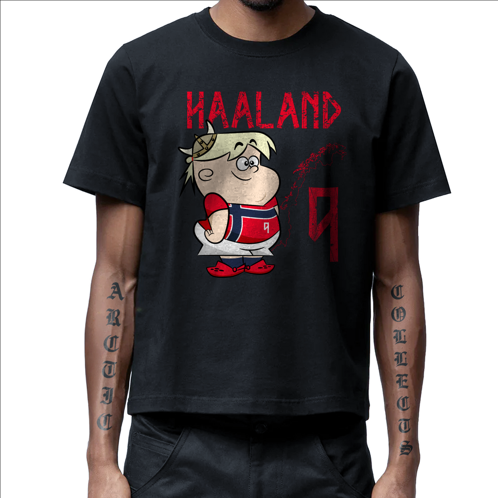 HAALAND CARTOON TEE RED