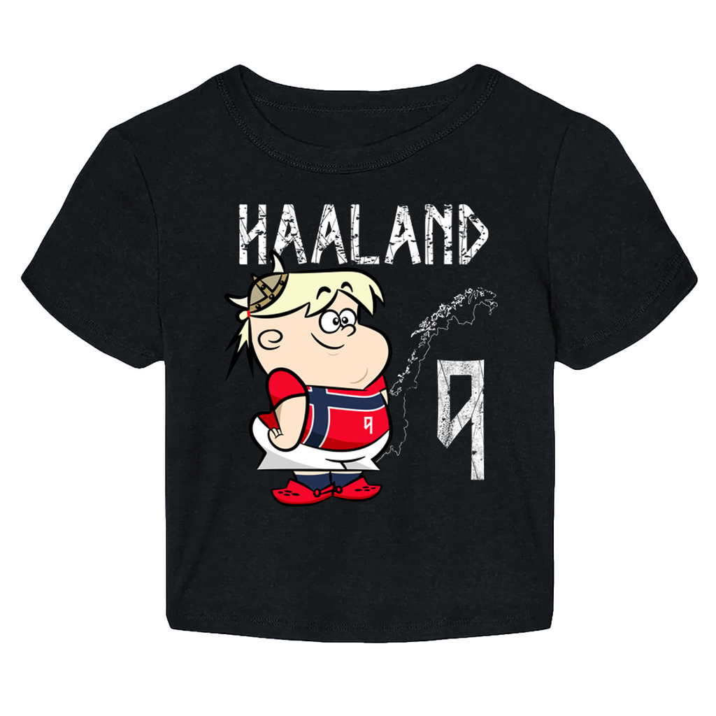 HAALAND CARTOON CROP TOP