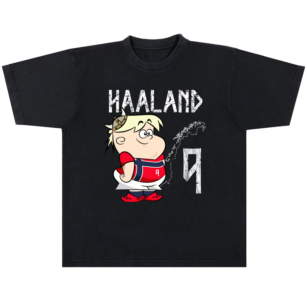 HAALAND CARTOON TEE WHITE