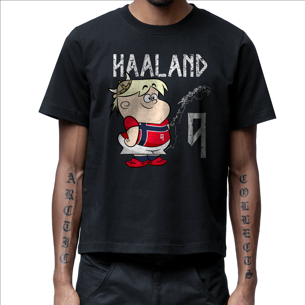 HAALAND CARTOON TEE WHITE