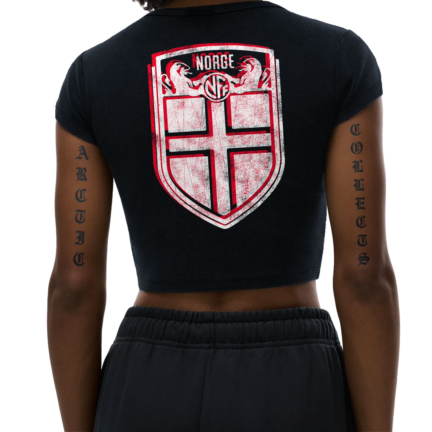 HAALAND CARTOON CROP TOP