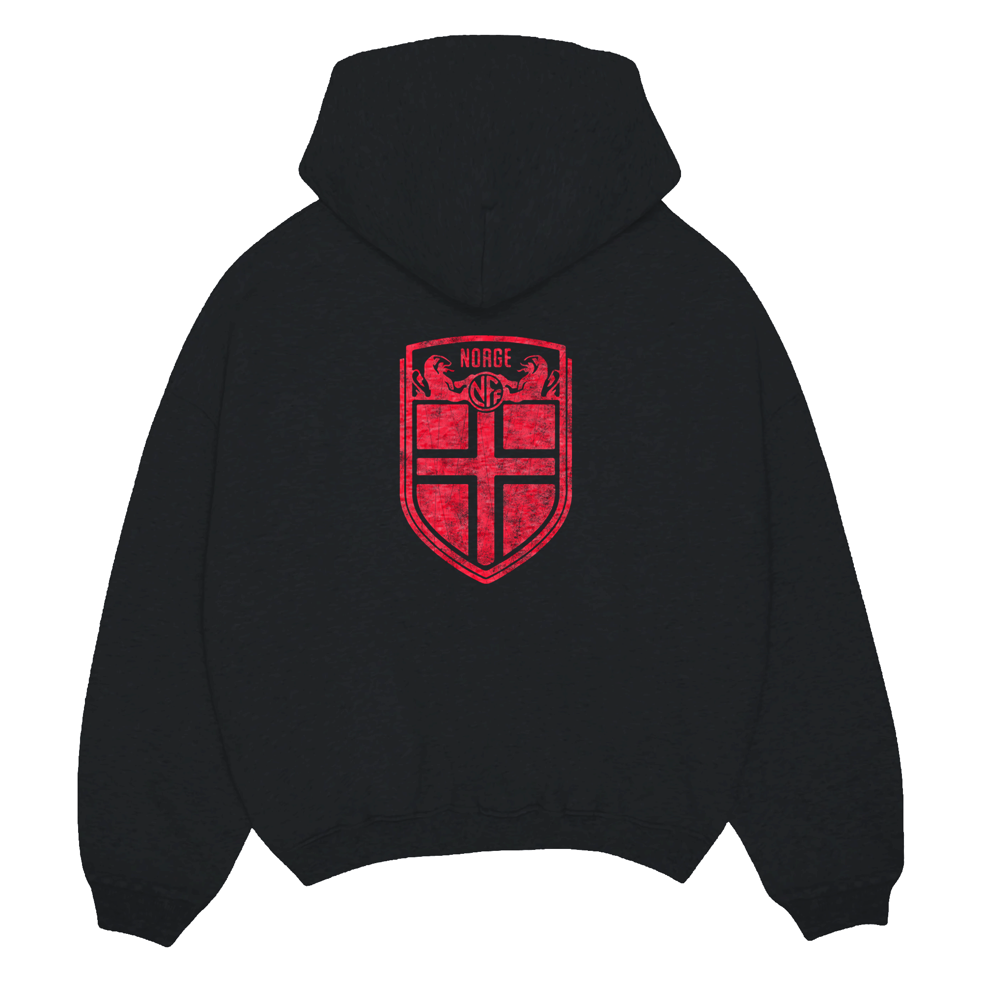 HAALAND CARTOON HOODIE RED
