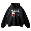 HAALAND CARTOON HOODIE WHITE