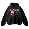 HAALAND CARTOON HOODIE DBL PRINT