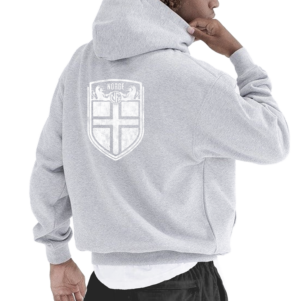 HAALAND CARTOON HOODIE WHITE