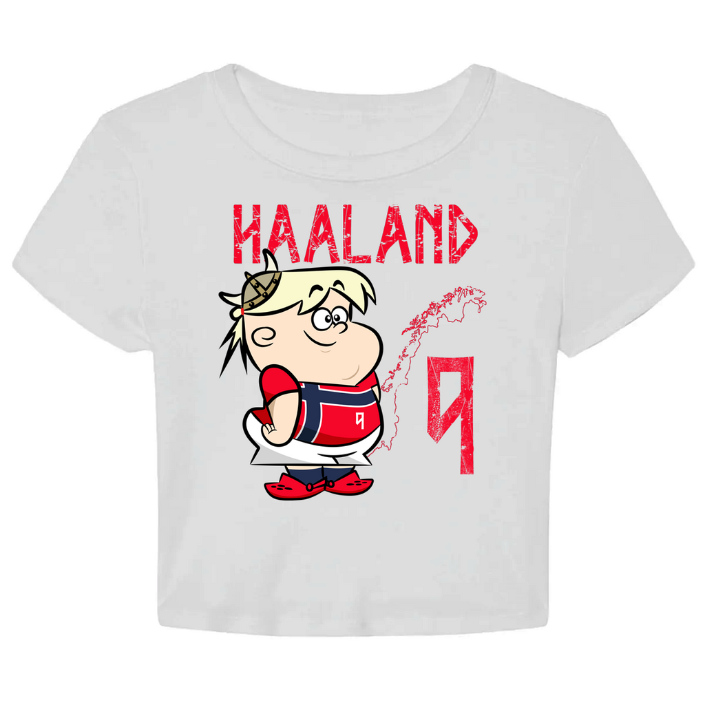 HAALAND CARTOON CROP TOP