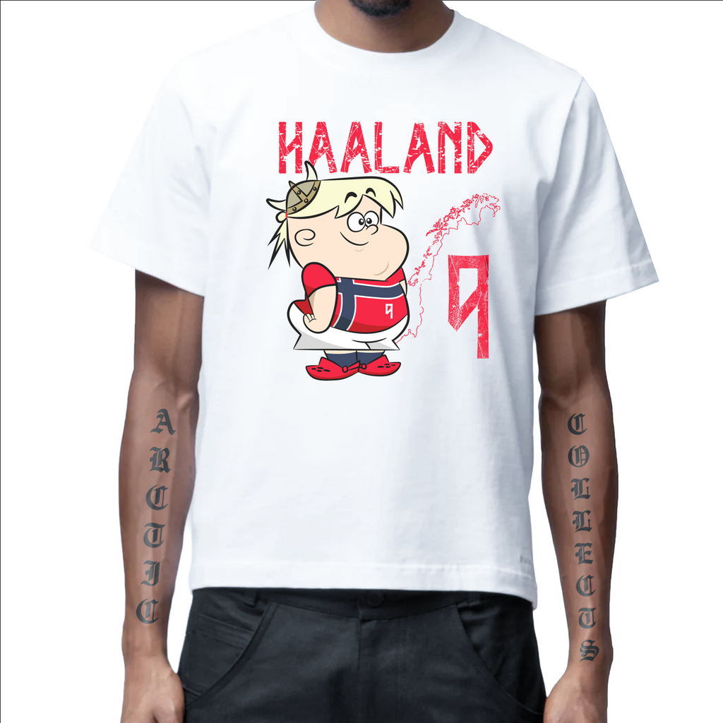 HAALAND CARTOON TEE RED